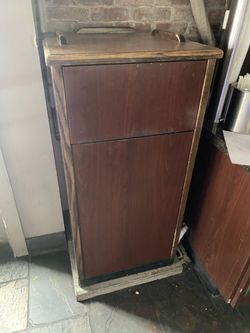 Wood Heavy Duty Restaurant Garbage Containerrs