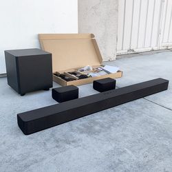 Brand New $140 (VIZIO) V-Series 5.1 Home Theater Sound Bar Dolby Audio Bluetooth Wireless Subwoofer Voice Assistant (V51x-J6) 