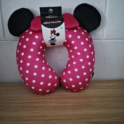 Minnie mouse head rest pillow