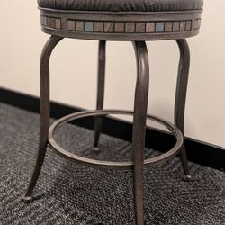 Bar Stools -set Of 3  Swivel Chairs