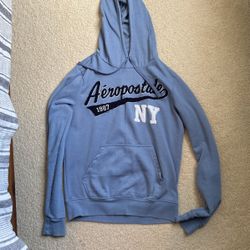 Size Small Blue Aeropostale Hoodie - Used 