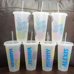 Personalized Easter cups - Easter Basket Filler - Easter Gift