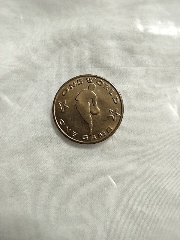 NBA City One World One Game Arcade Token 24mm Coin NBA