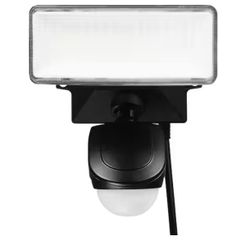 14- Watt Equivalent Black 1200 LM Plug-In Outdoor Integrated LED Flood Security Area Light with 10-Foot Cord