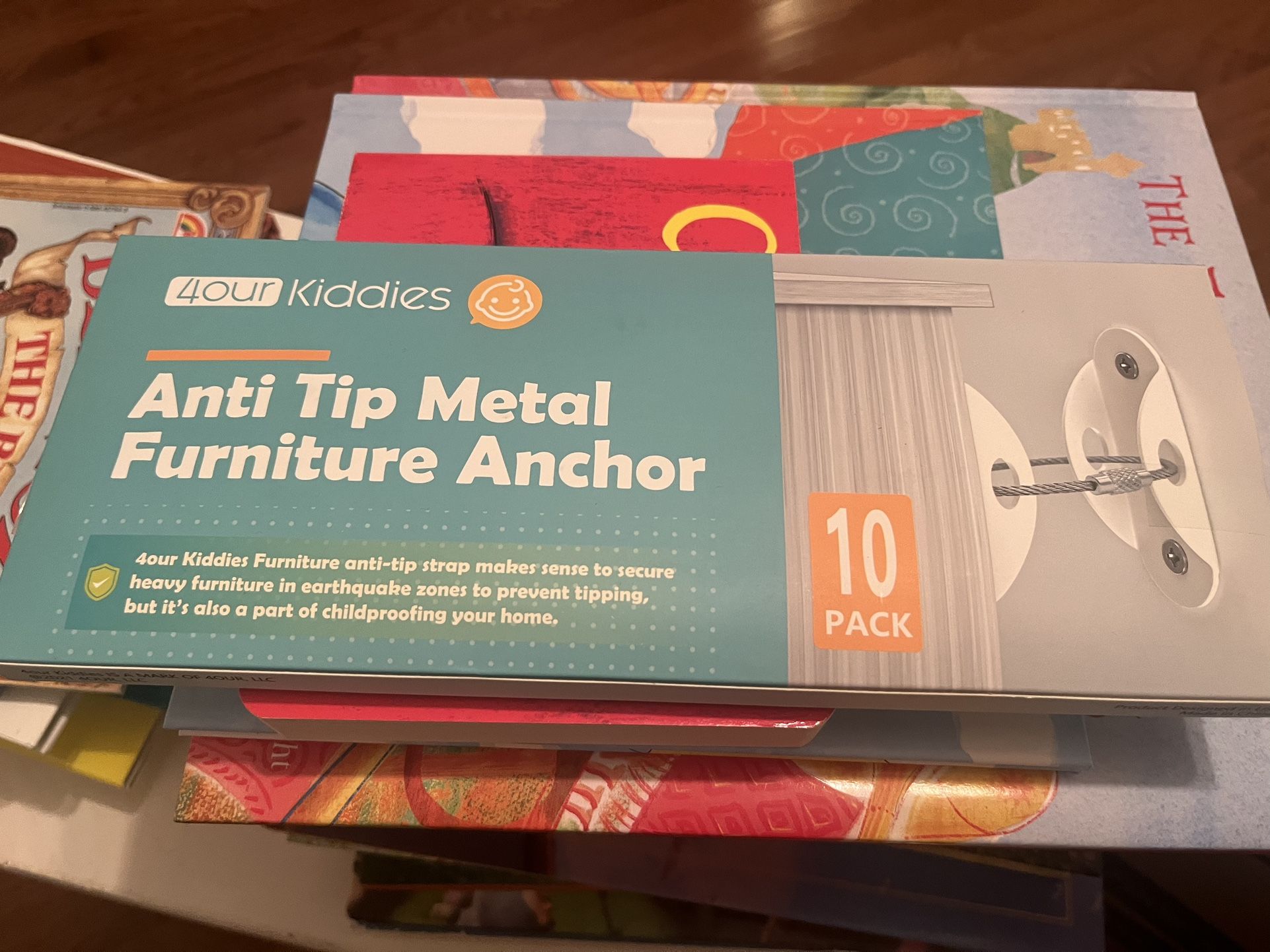 Anti Tip Furniture Anchors Pack Of 10