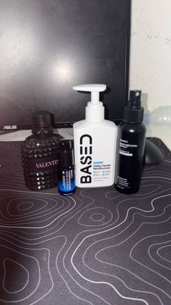 Based Skin Care + Valentino Cologne
