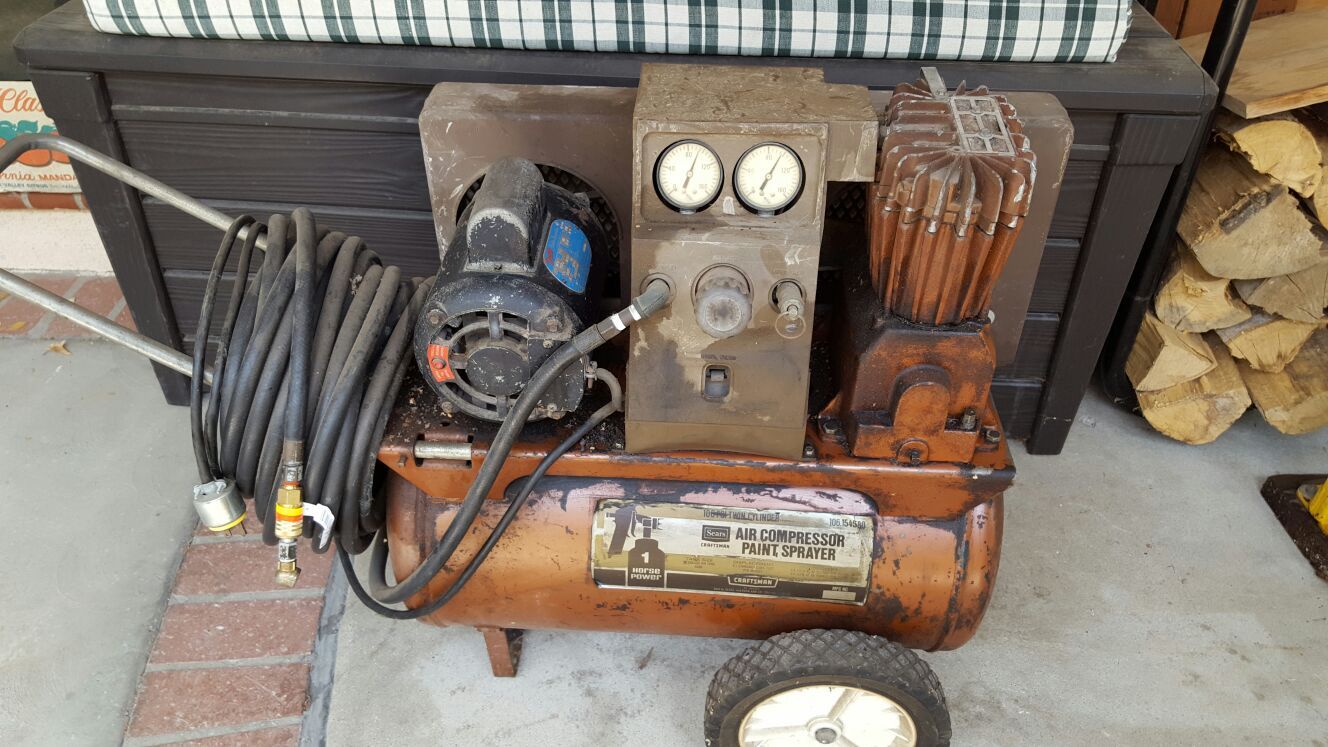 Craftsman 1 HP Air Compressor/ Paint Sprayer