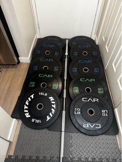 Olympic bumper plates home gym