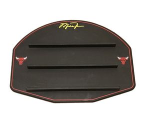 Michael Jordan Mini Plate 16 X 22.5 Backboard Display Rack Shelf Bradford Exchange 1997