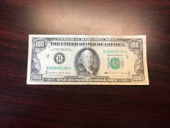 United States $100 bill Series 1988