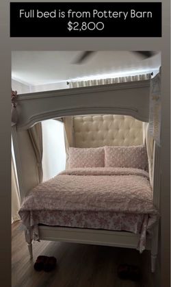 Full Bed frame No mattress included
