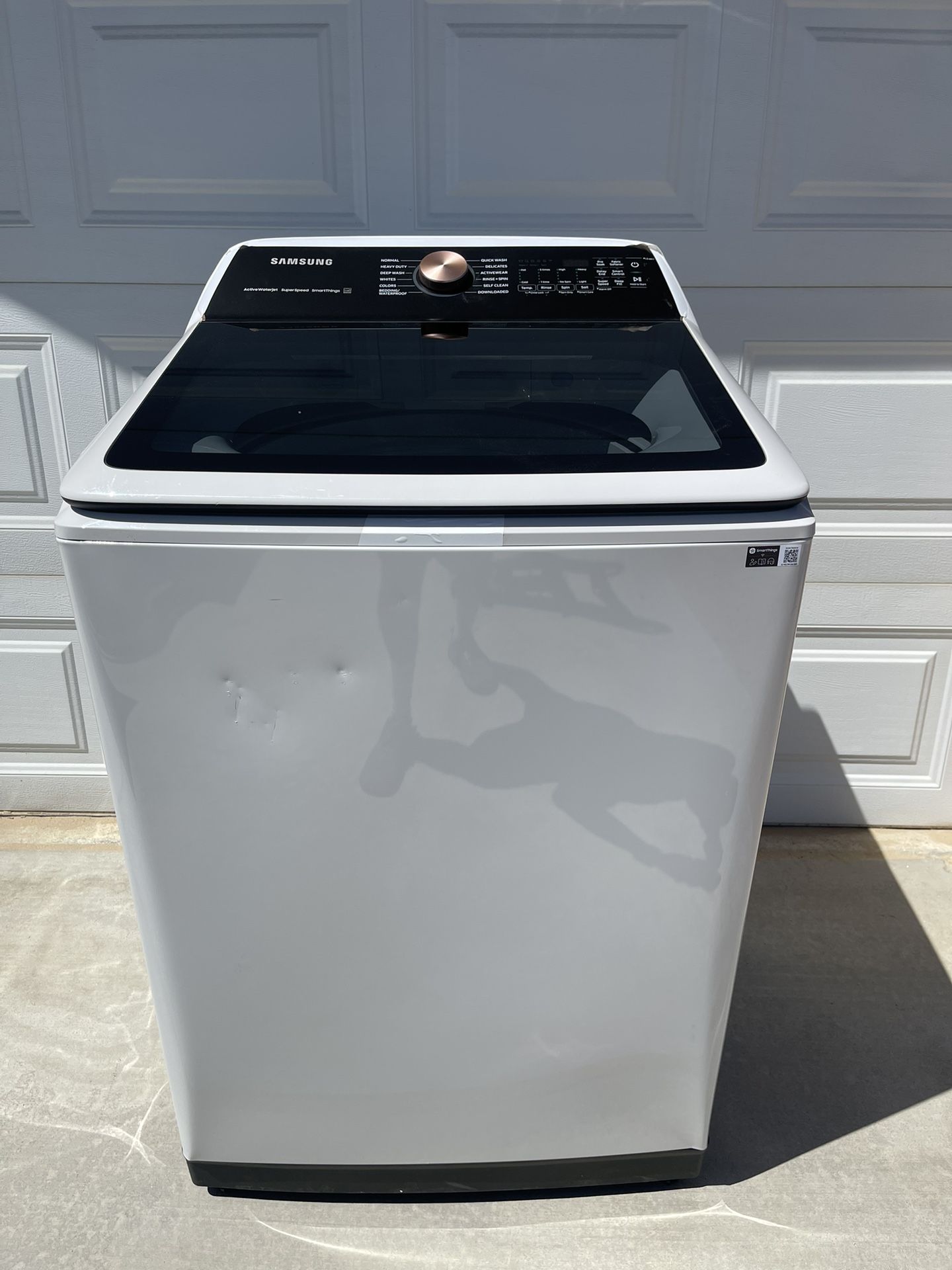 Samsung 5.5 cu. ft. Extra-Large Capacity Smart Top Load Washer with Super Speed Wash