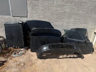 Black Car Body Parts Lot