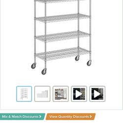 Wire Rack With 5 Tiers 