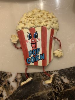 Kitschy Mr Popcorn Wall Display 