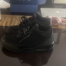 Jordan 3 Black Cat Size 9.5