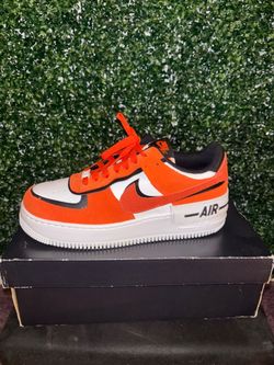 Nike Air Force 1 Shadow Orange White Black