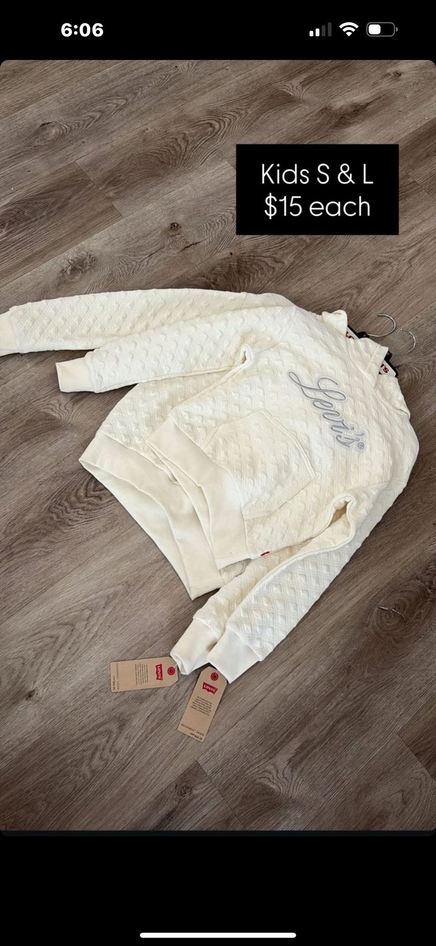 Brand New Levi Sweaters For Kids