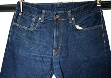 EDWIN SEN 50504 Selvedge Denim Jeans Men’s Raw Indigo Blue Made In Japan Size 36x33 - 37x29.5