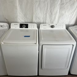 Samsung Washer&dryer Large Capacity Set   60 day warranty/ Located at:📍5415 Carmack Rd Tampa Fl 33610📍 