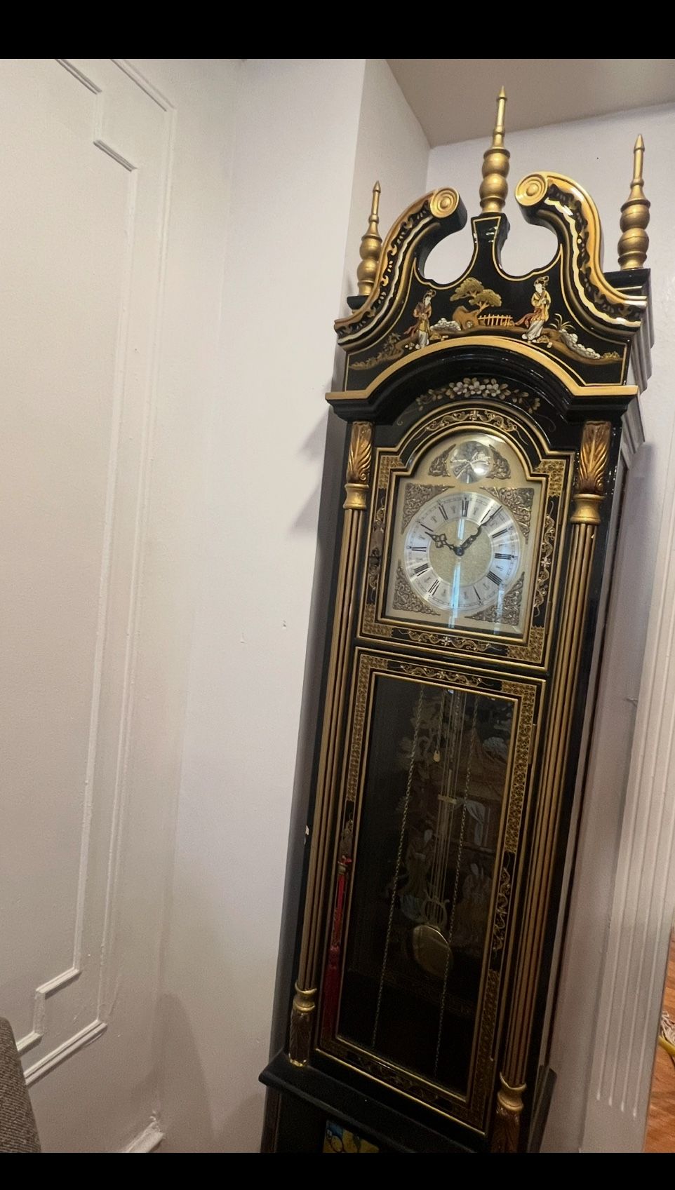 Oriental Grandfather Clock