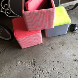 3 Storage Bins 