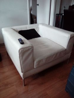 White Leather Chair