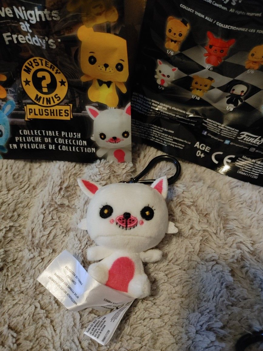 FNAF Funtime Foxy Backpack Clip On Plushie