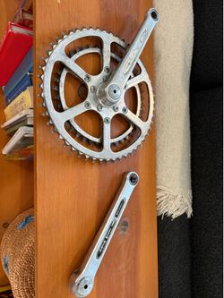 TA Triple Crankset – Vintage French Touring Crankset (170mm, 52/40T)