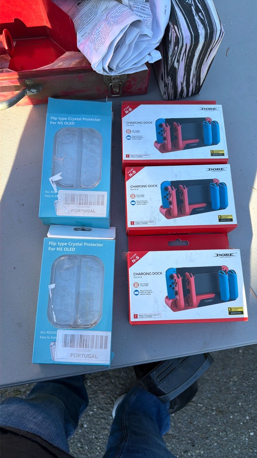 Nintendo switch chargers and protectors
