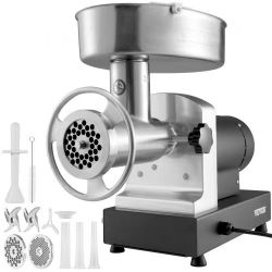 223#Electric Meat Grinder, 992 Lb/H Capacity, 1100W (4600W MAX) Industrial Meat Mincer with 2 Blade, 3 Grinding Plates, Sausage Maker & Kubbe Kit Carb