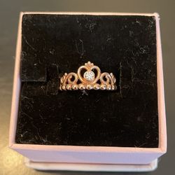 Pandora My Princess Tiara Ring Rose 