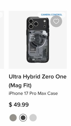 17 pro Max case spigen ultra hybrid zero one