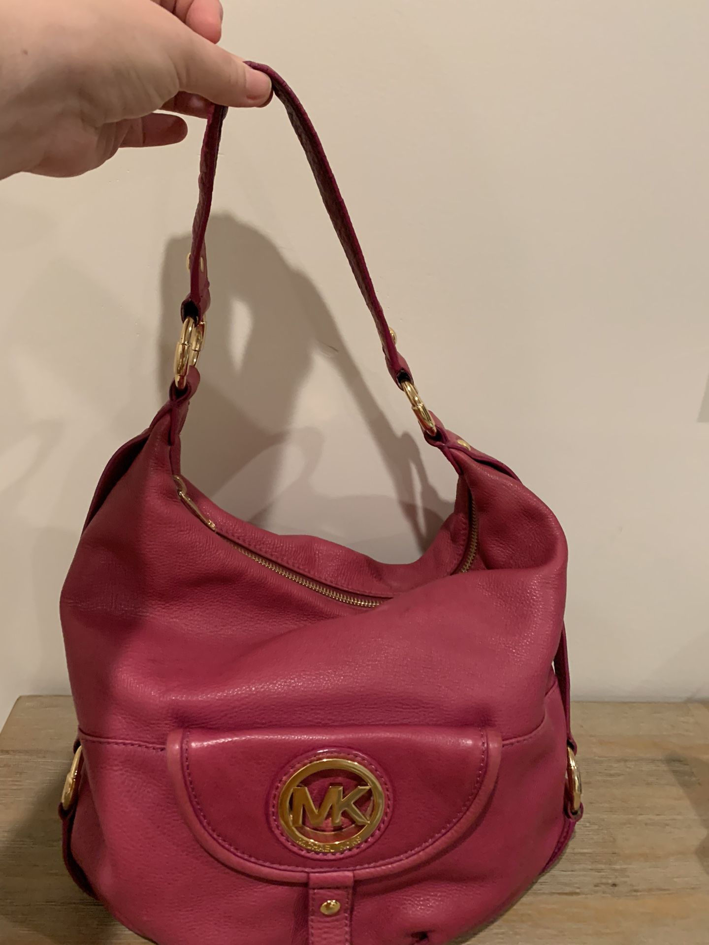 Michael Kors Leather Hobo Bag