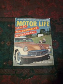 Vintage Motor life July 1957/how engine experts get more performance/what the '58 Chevrolet should look like/customs of the year