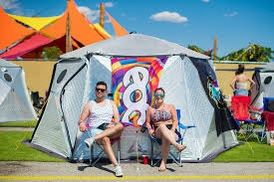 (1) Moon Glow Shiftpod Camping Pass For EDC Las Vegas 2023