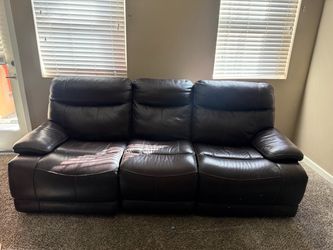 Leather sofas