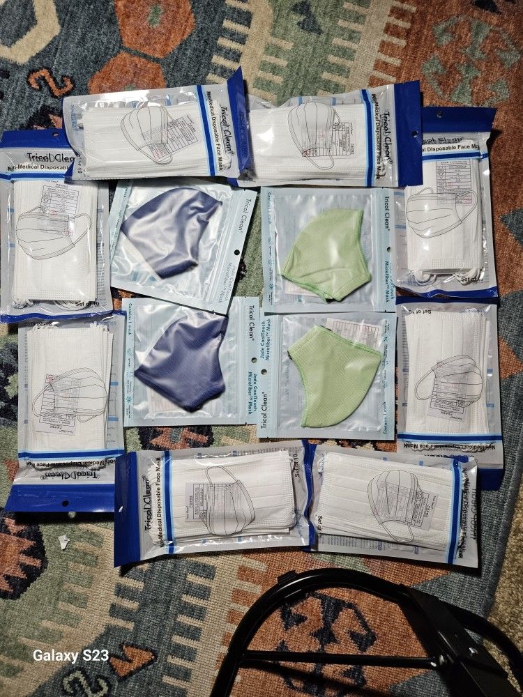 Fabric And Disposable Face Masks