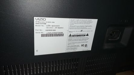 Vizio 3D TV 42”