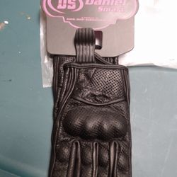 Daniel Smart Leather Motorcycle Gloves Size Small
