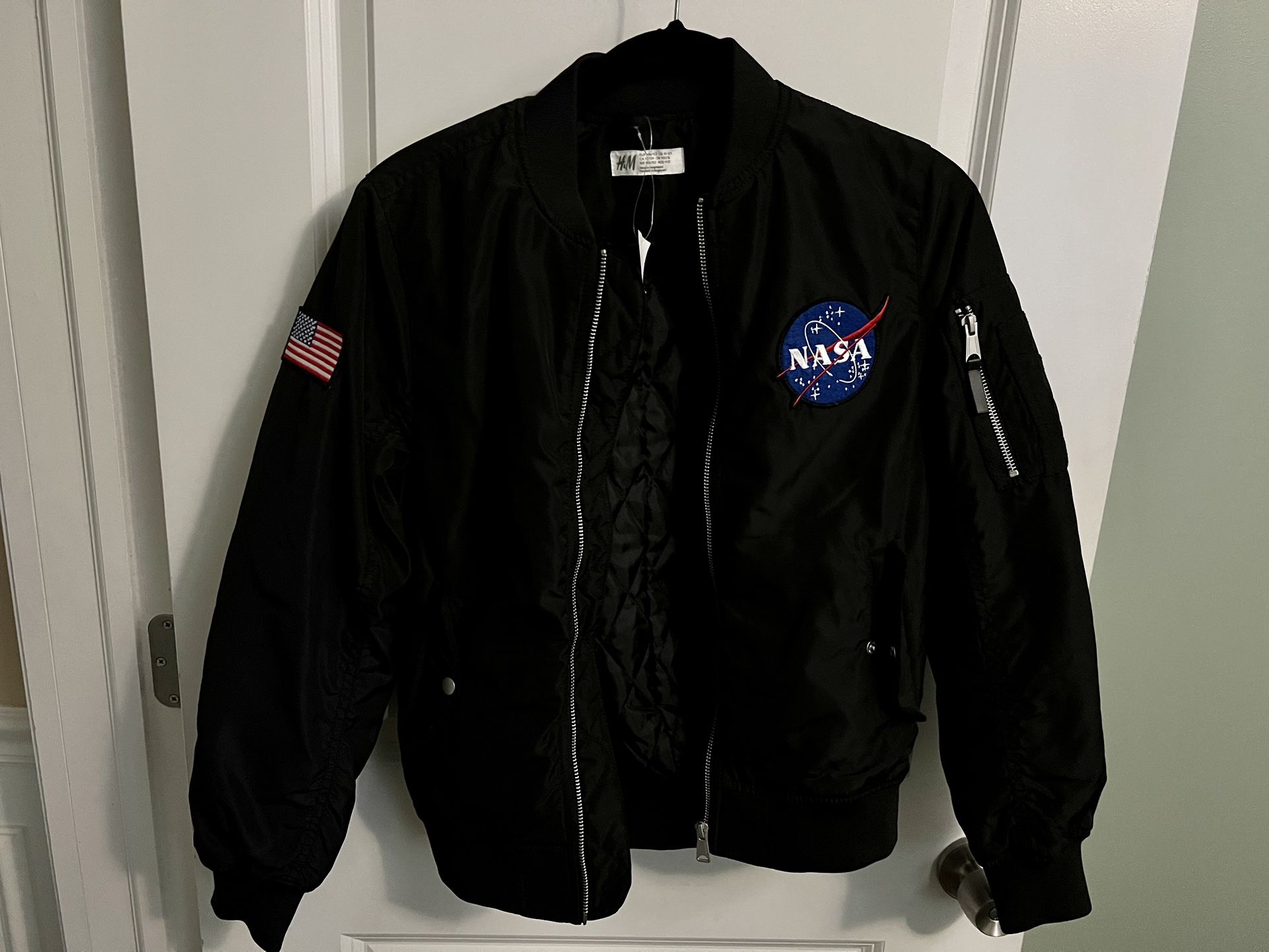 Black NASA Boys Jacket-New