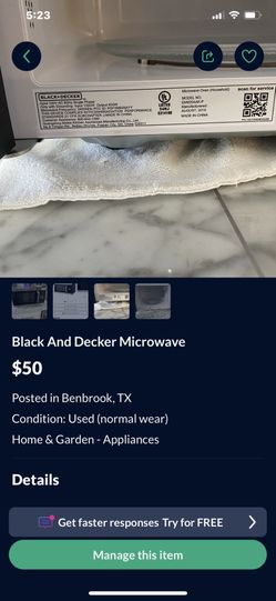 Black And Decker Microwave