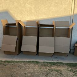 Free Wardrobe Boxes – Great for Moving Clothes (7 Total)