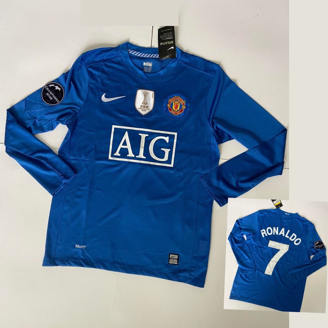 Jersey Soccer Manchester united Ronaldo Fútbol Camiseta playera