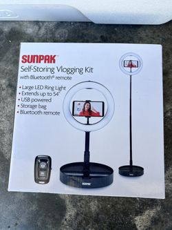 Large LED Ring Light For Vlogging