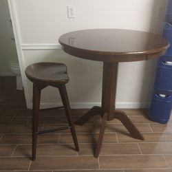 Pub Table With One Stool