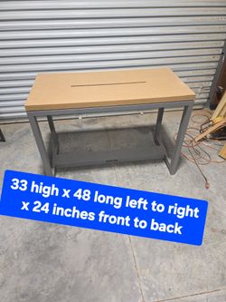 Metal Frame Desk