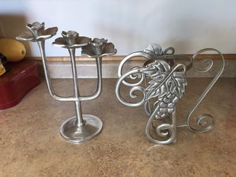 Wine and candle holder