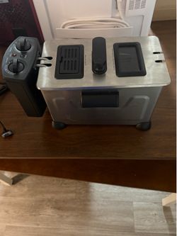 Stainless steel deep fryer