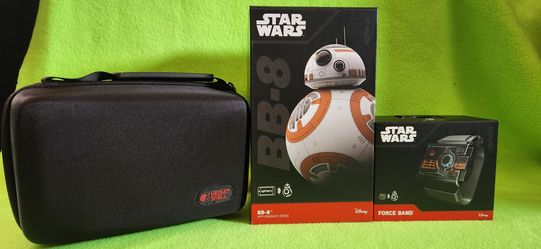 Sphero BB-8 App Enabled, With Force Band and Hermit Shell, Like New